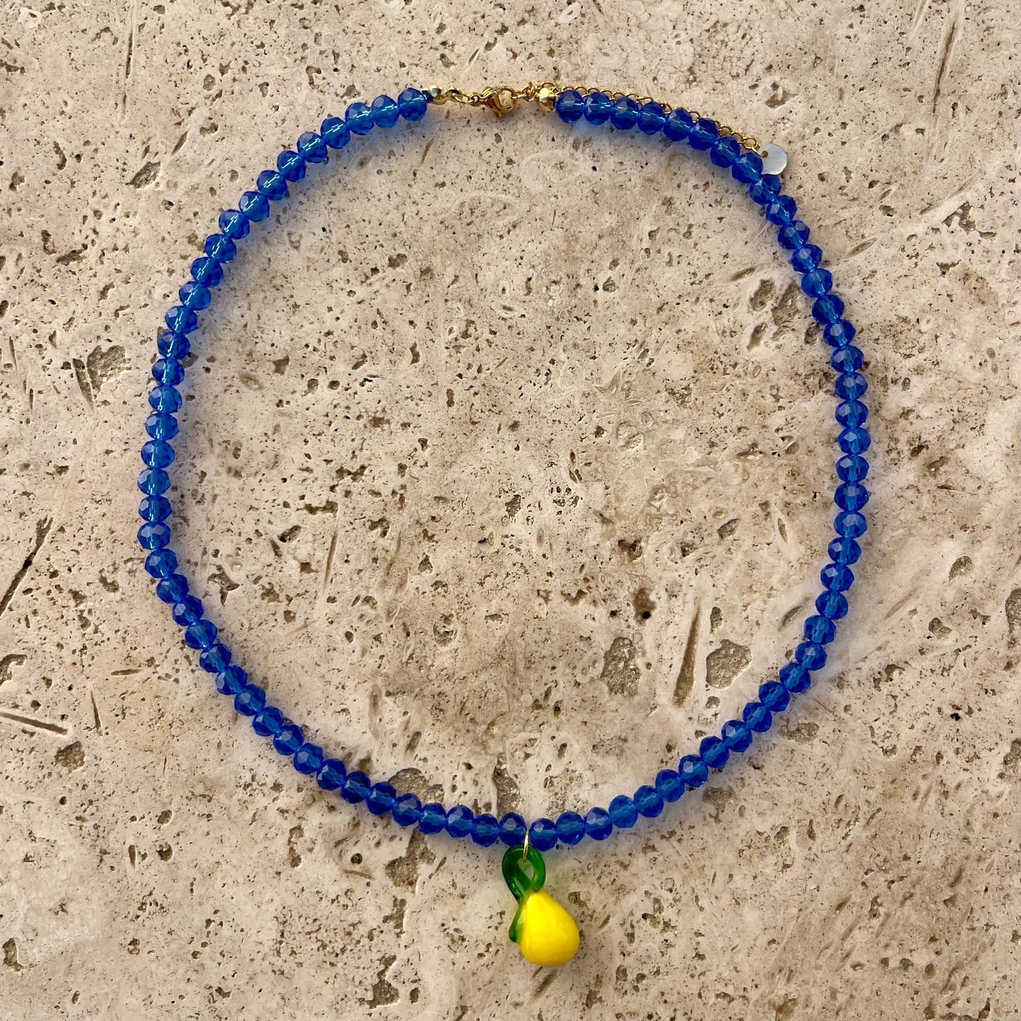 COLLIER FACETA CITRON - PRODUIT
