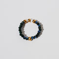 BAGUE MARINE & BLANC - FOCUS