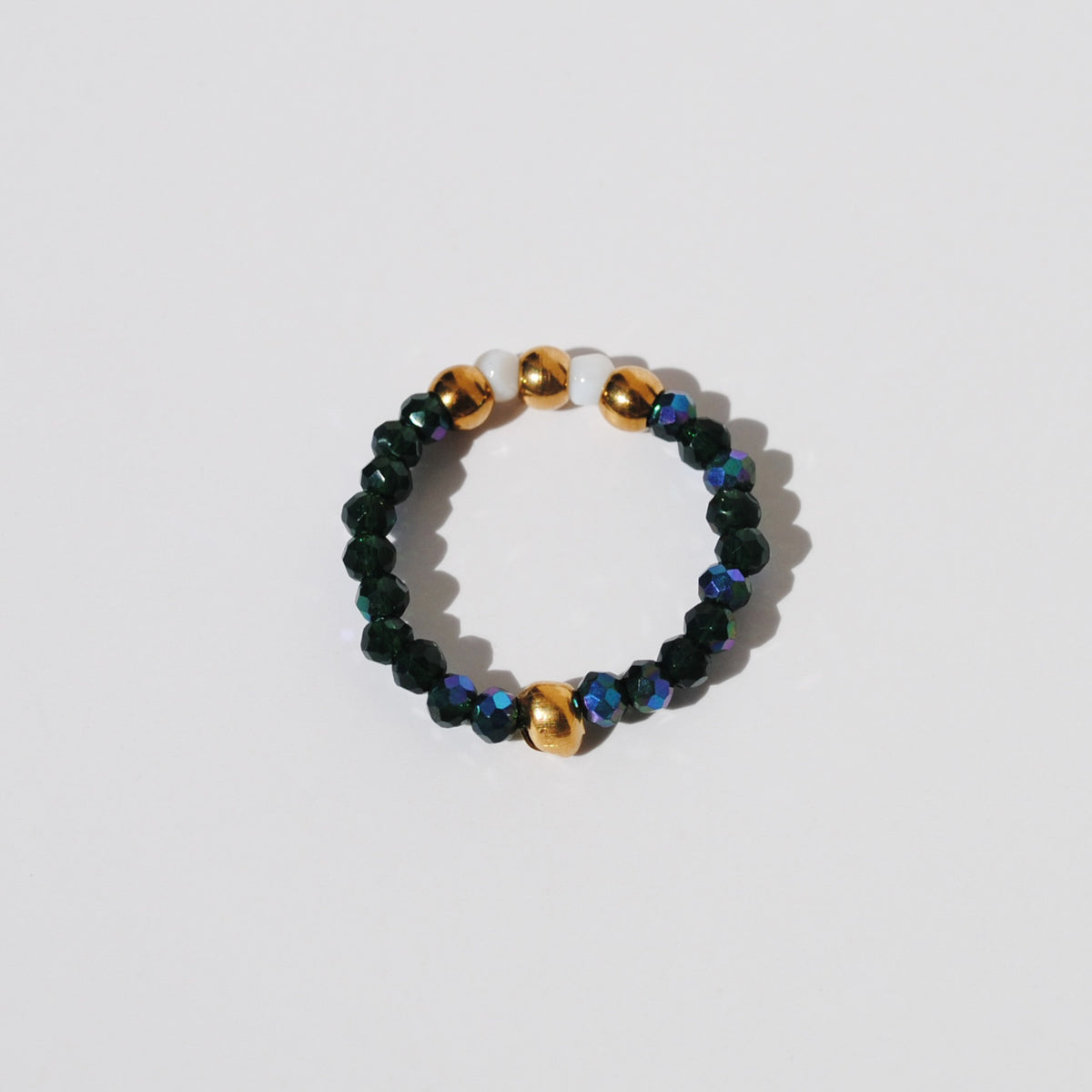 BAGUE MARINE & BLANC - FOCUS