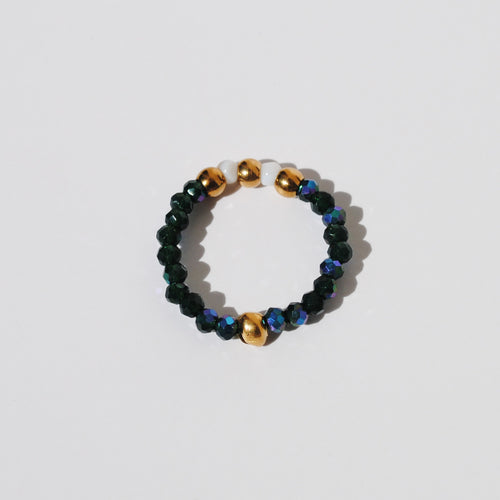 BAGUE MARINE & BLANC - FOCUS