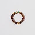 BAGUE ROUGE + TURQUOISE - FOCUS