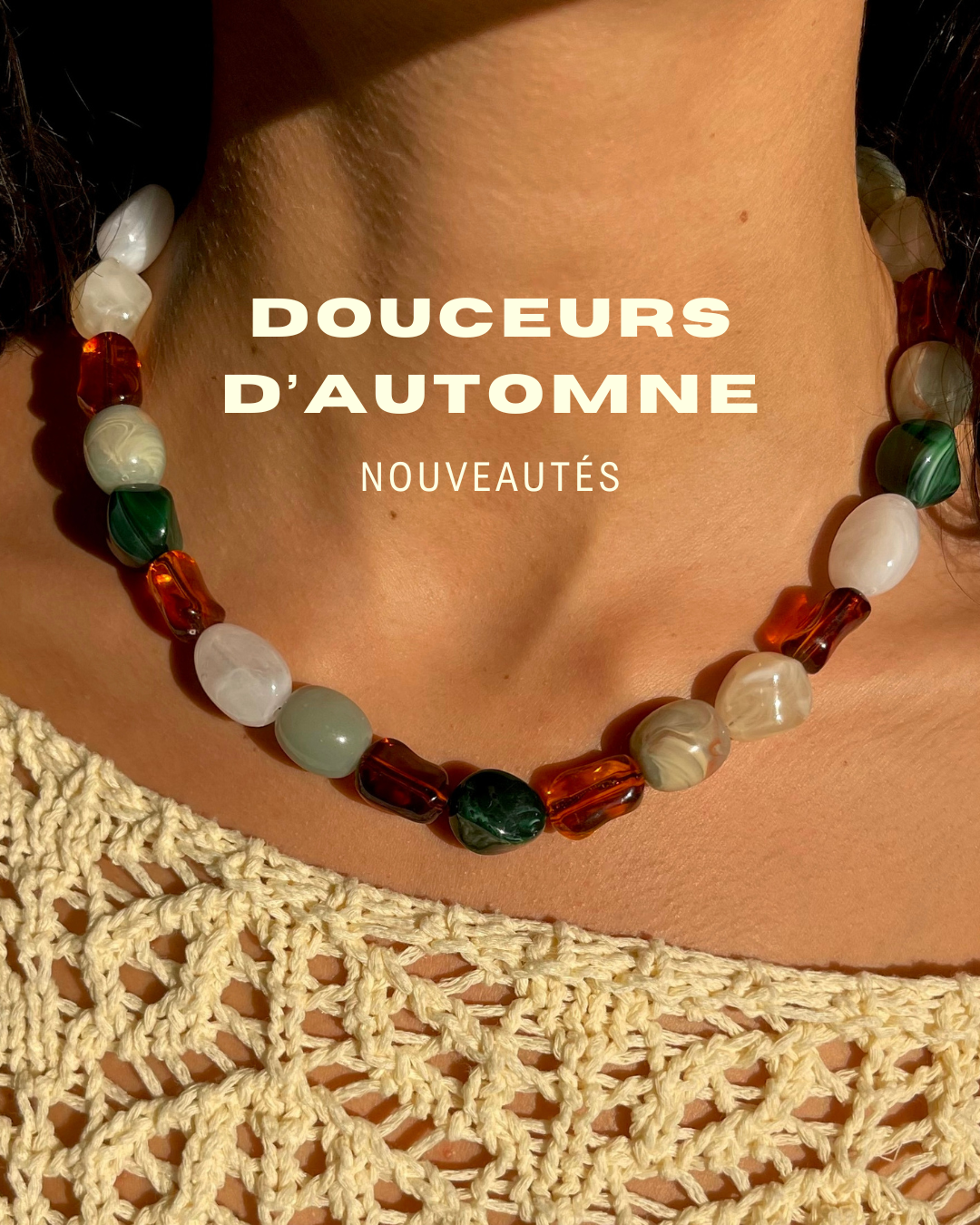 BANNIÈRE NOUVEAUTÉS - COLLIER SAUDE