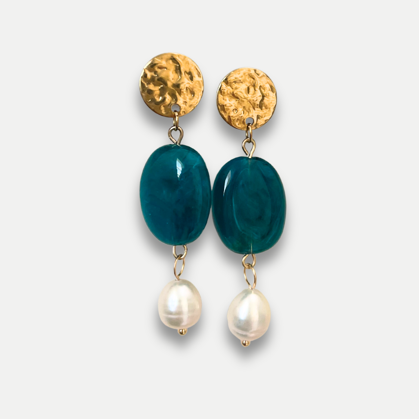 BOUCLES D'OREILLES PEDRA BLEU - PACKSHOT