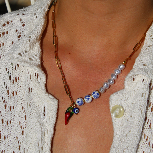COLLIER CORRENTE PIMENTÉ - MODÈLE