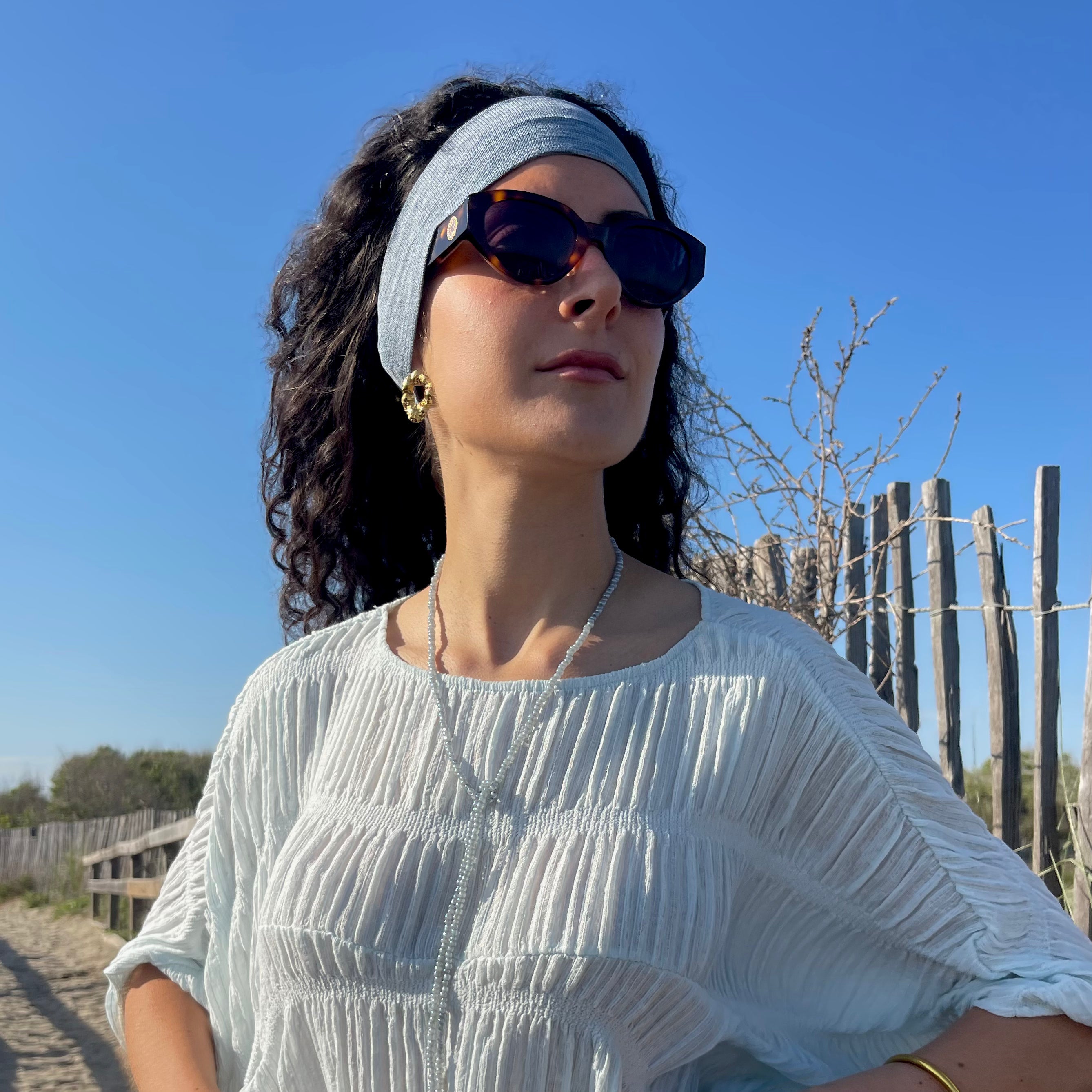 COLLIER HORIZON GRIS - GALERIE 01