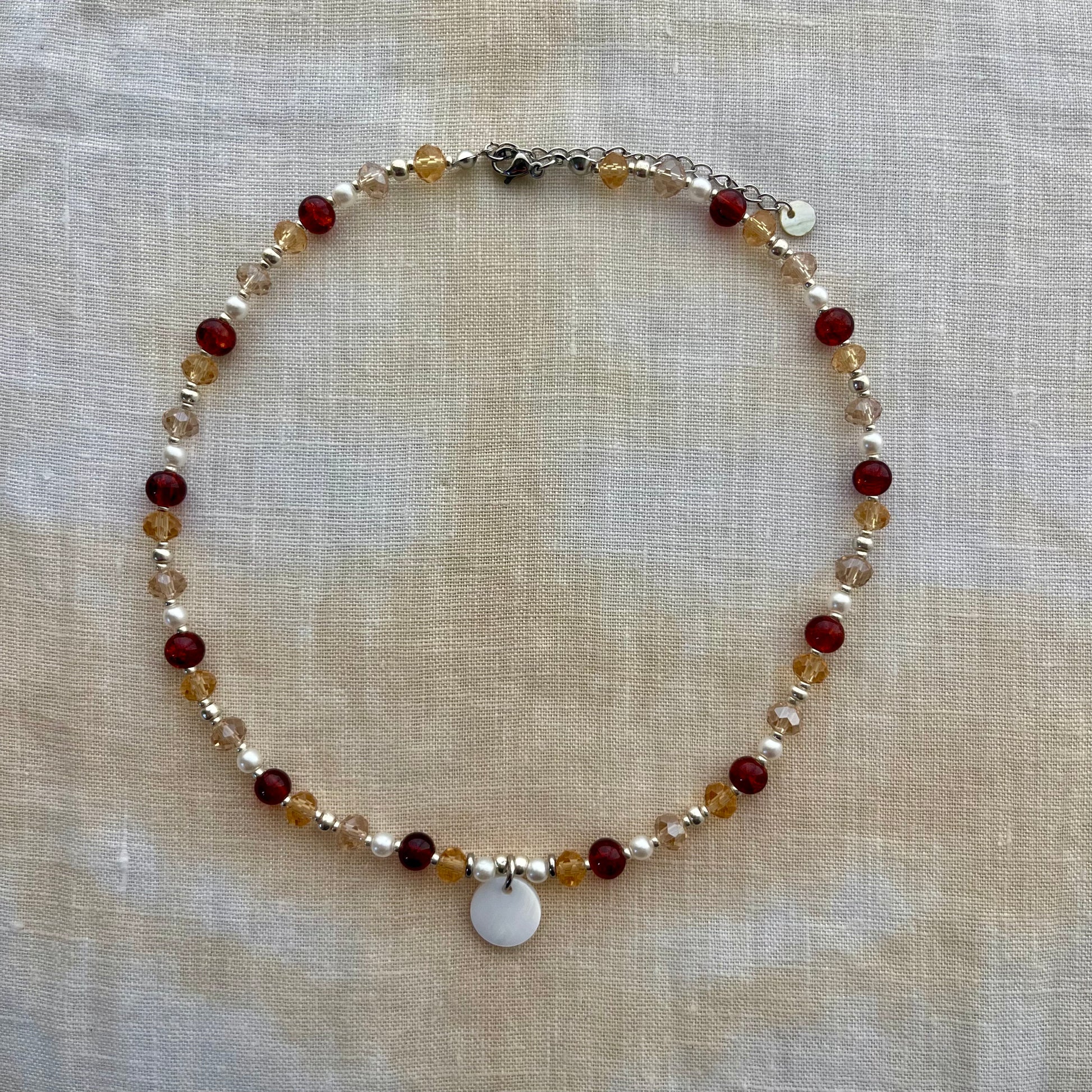 COLLIER INÍCIO ARGENT MARRON - PRODUIT