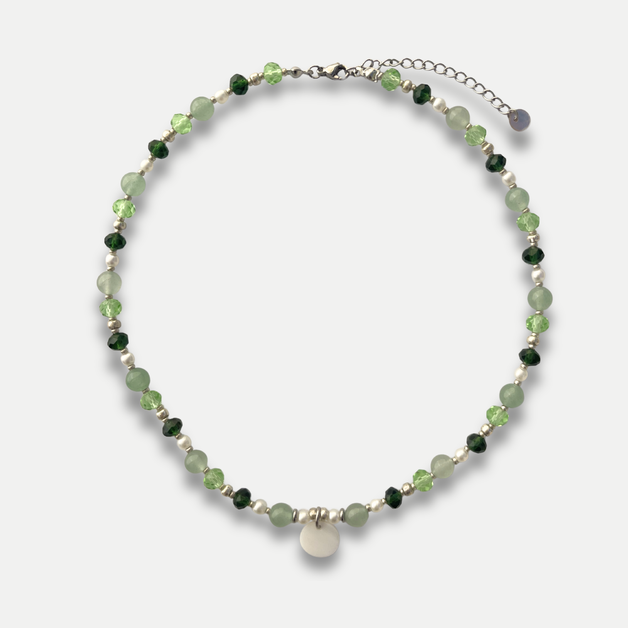 COLLIER INÍCIO ARGENT VERT - PACKSHOT