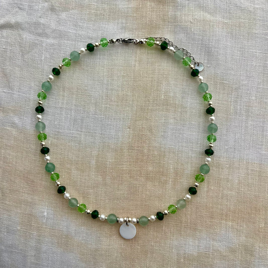 COLLIER INÍCIO ARGENT VERT - PRODUIT