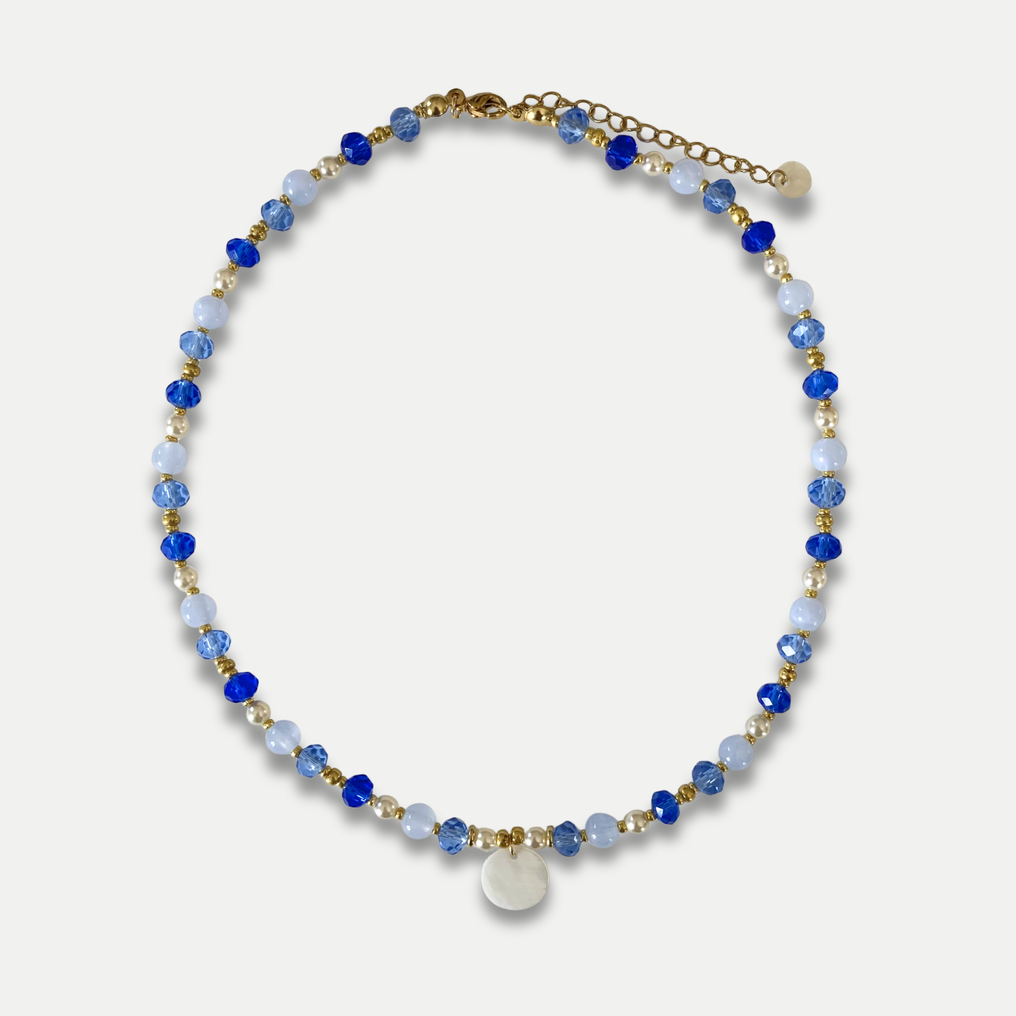 COLLIER INÍCIO DORÉ BLEU - PACKSHOT