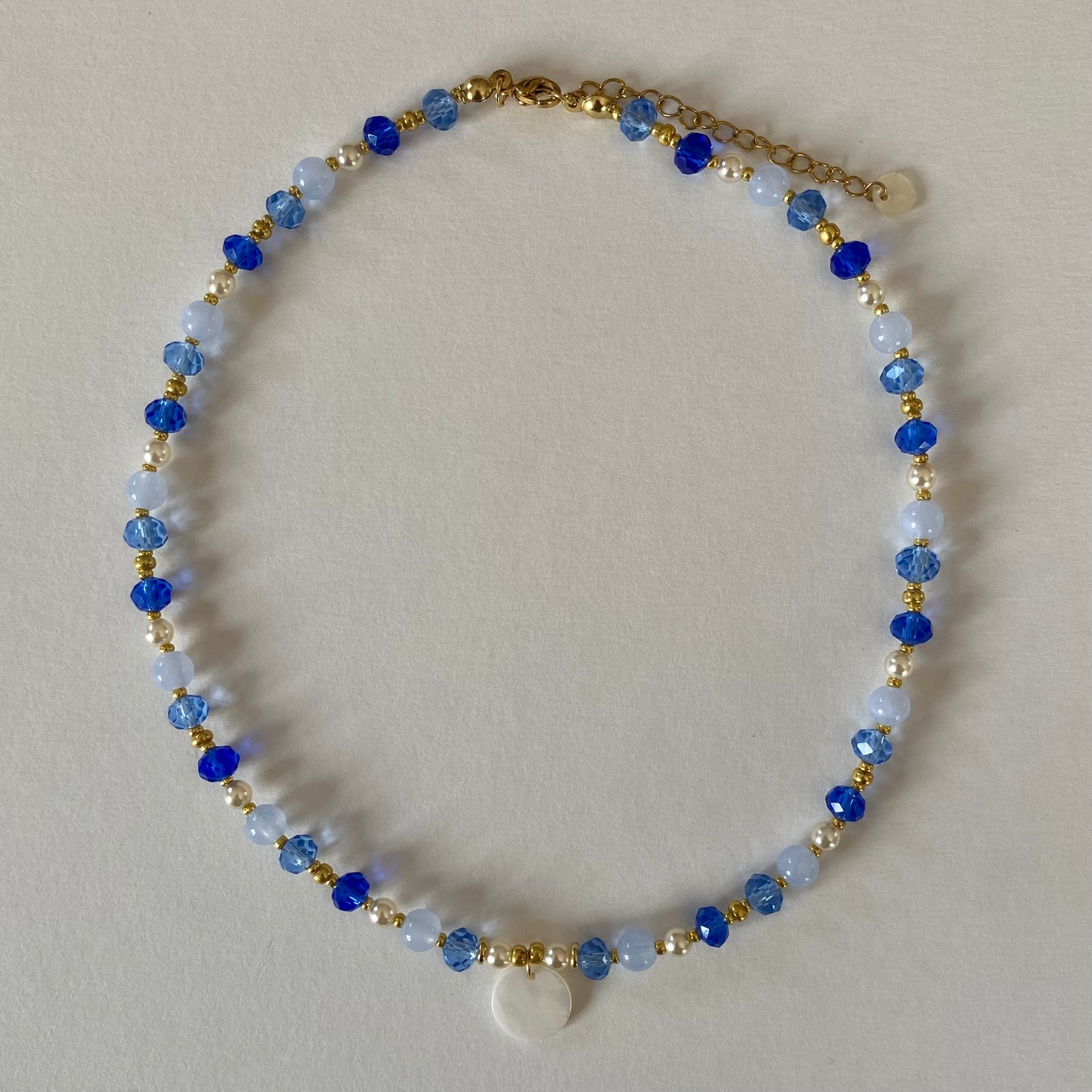COLLIER INÍCIO DORÉ BLEU - PRODUIT