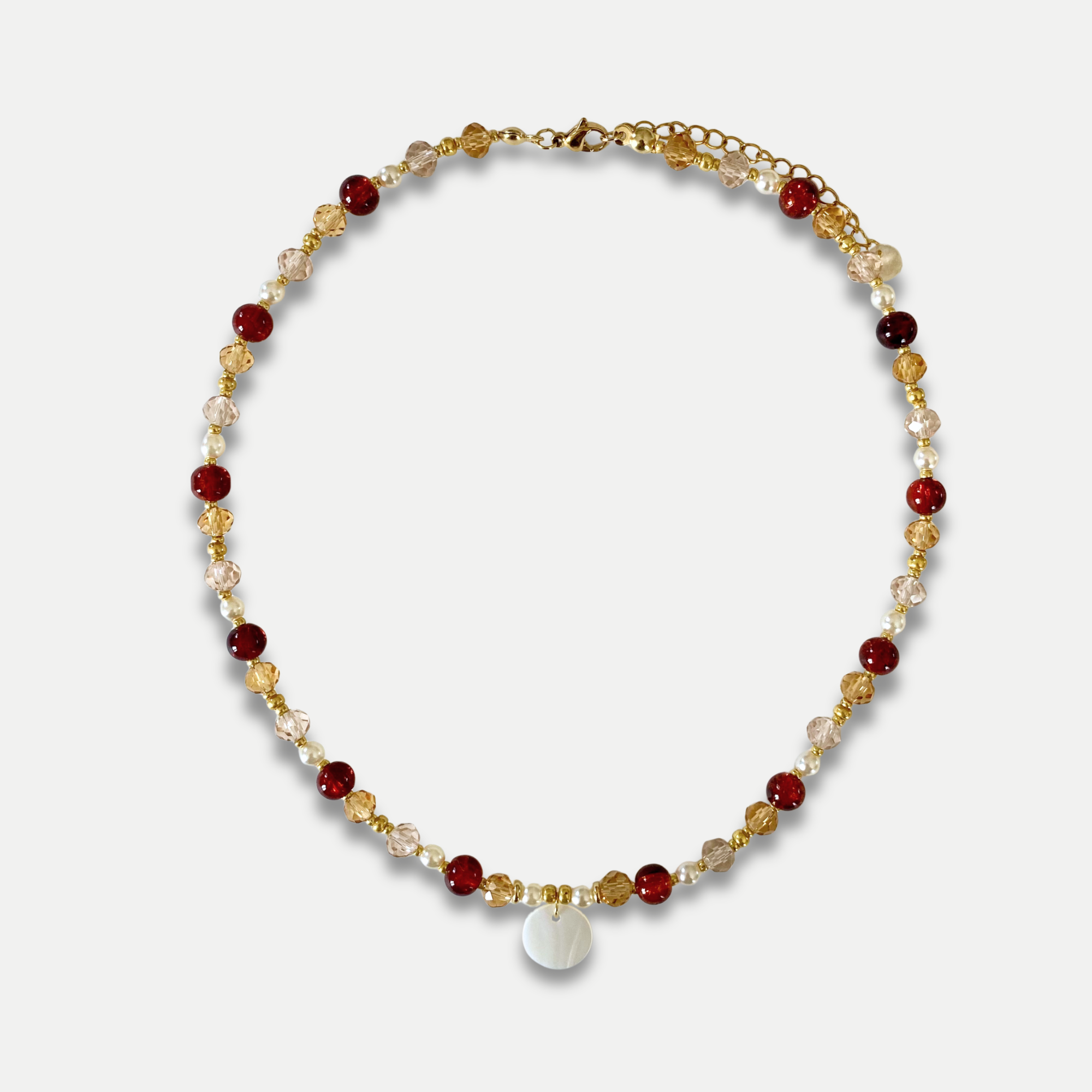 COLLIER INÍCIO DORÉ MARRON - PACKSHOT