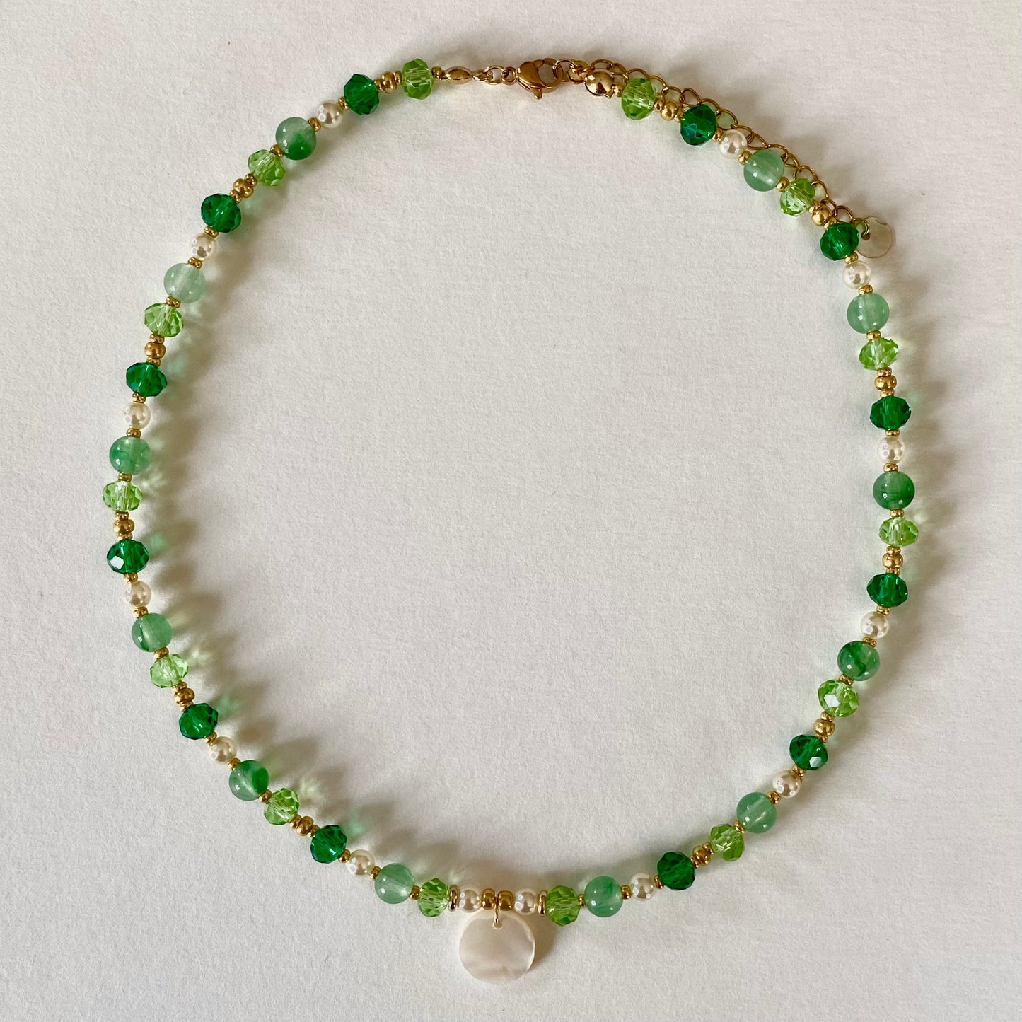 COLLIER INÍCIO DORÉ VERT - PRODUIT