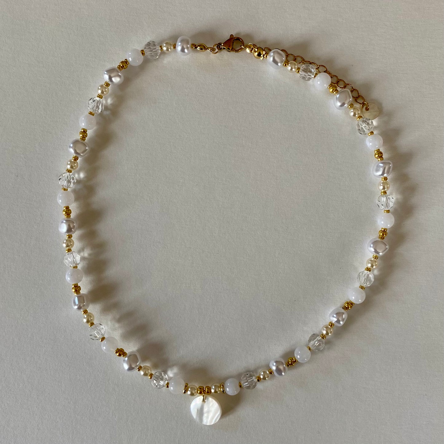 COLLIER INÍCIO DORÉ BLANC - PRODUIT