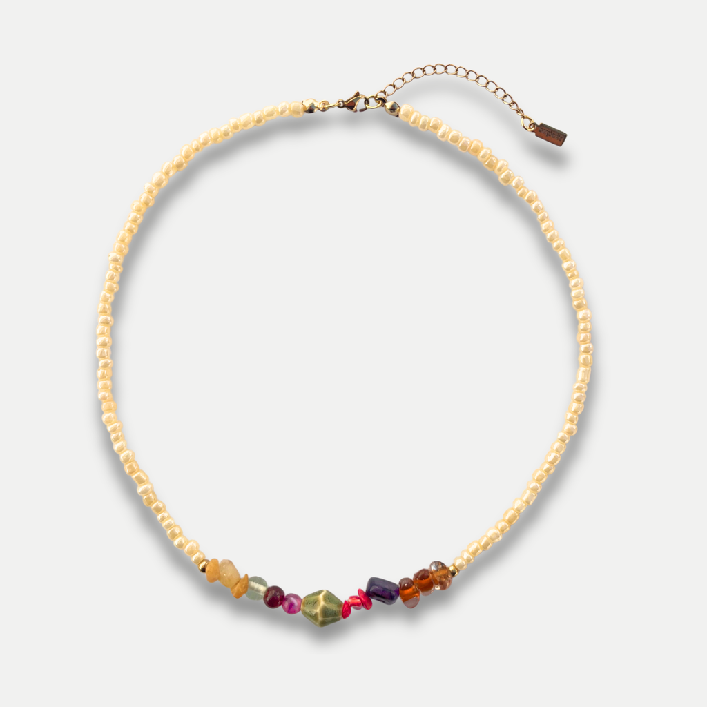 COLLIER PEDAÇO BEIGE - PACKSHOT