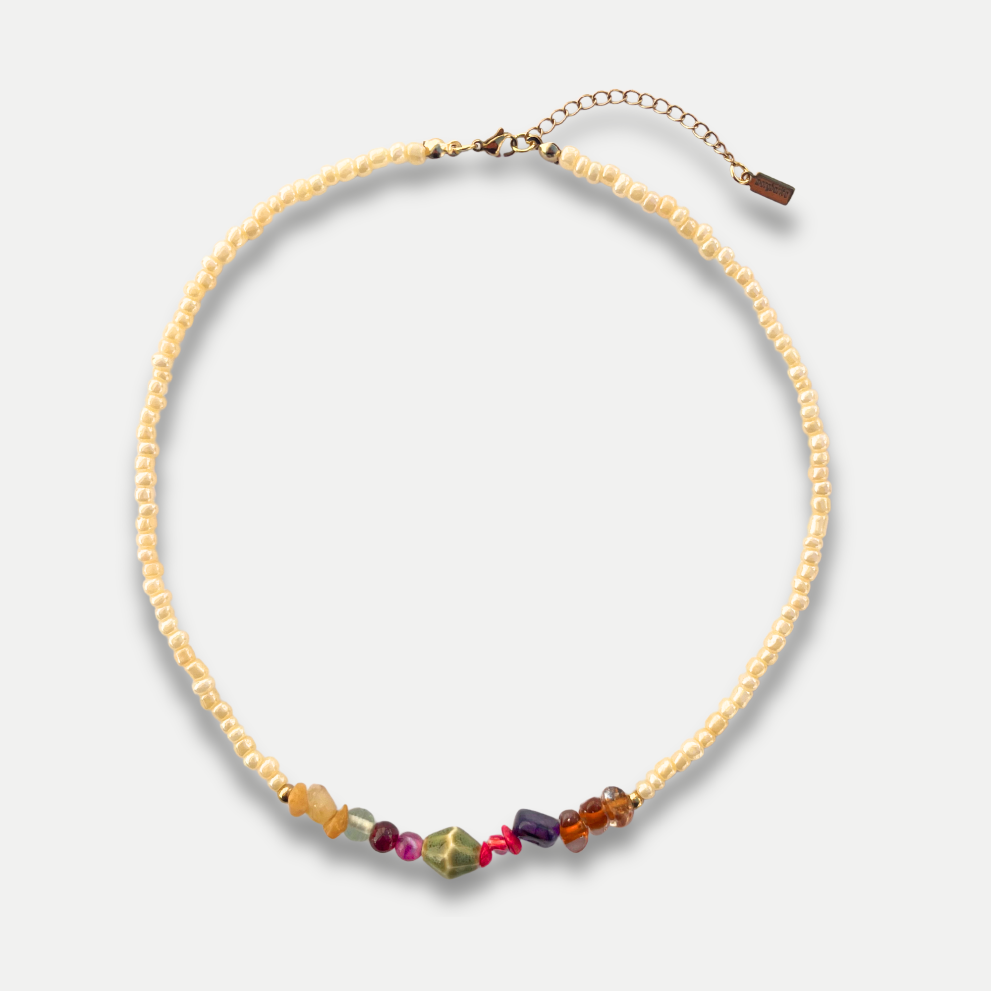 COLLIER PEDAÇO BEIGE - PACKSHOT