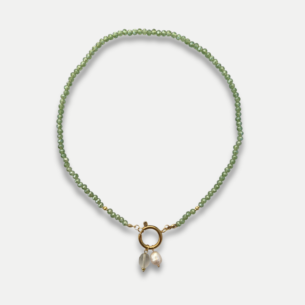 COLLIER PEROLA VERT - PACKSHOT